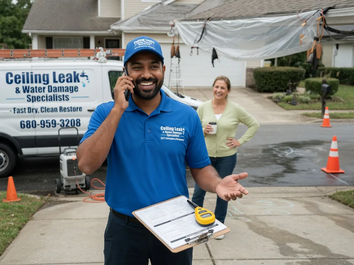 Ceiling Leak Cleanup Manchester, MO FAQs